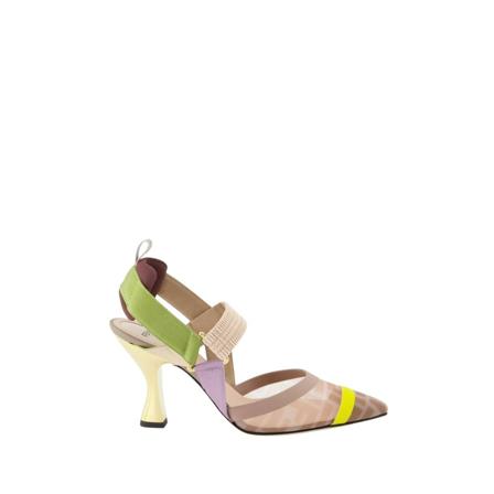 Fendi, Pumps Beige, Dames, Maat:39 EU