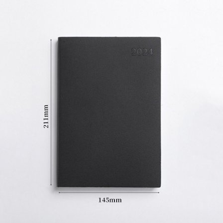 Planbok Agendabok SVART