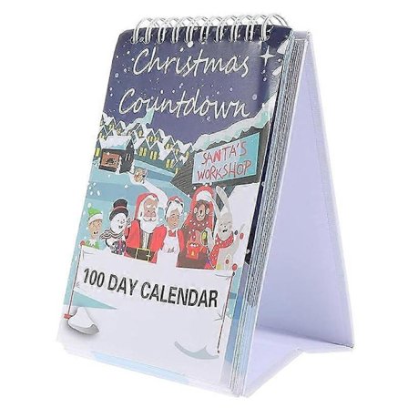 Julekalender til væggen med dejlige illustrationer til hjemmet og butikken