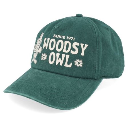 American Needle - Grön adjustable Keps - Woodsy Owl Walker Dark Green A-Frame Adjustable @ Hatstore