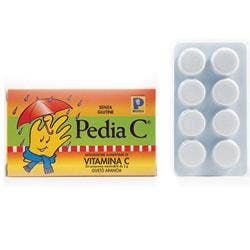 Pedia C Arancia 24 Compresse Masticabili