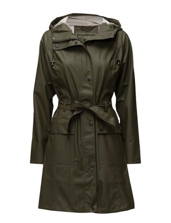 Raincoat Outerwear Rainwear Rain Coats Grøn Ilse Jacobsen