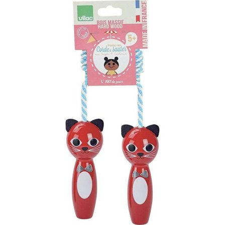 Hopprep - VILAC - Unik katt - Naturträ - Blandat - Från 6 år