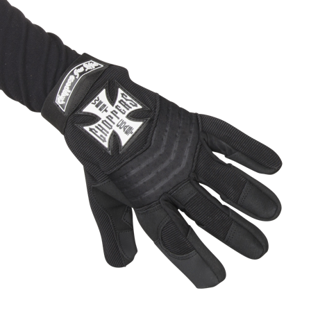 West Coast Choppers Riding Gloves Black XL