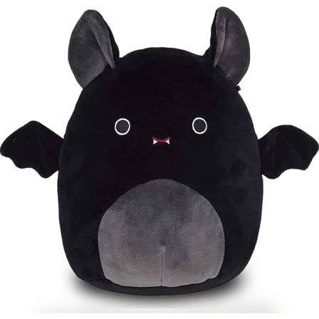 Squishmallow Lepakko Pehmolelu 12 tuuman squishmallows suuri eläinpehmolelu, täytetty eläin, loma syntymäpäivä Halloween kodin sisustus (Musta, 30cm) 