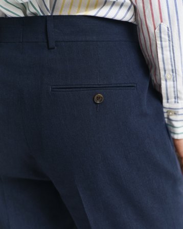 GANT Herren Slim Fit Baumwoll Leinen Anzughose (52)