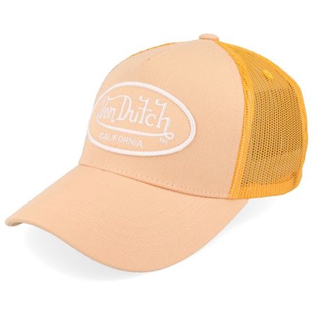 Von Dutch - Orange trucker Keps - Oval Patch Orange Trucker @ Hatstore