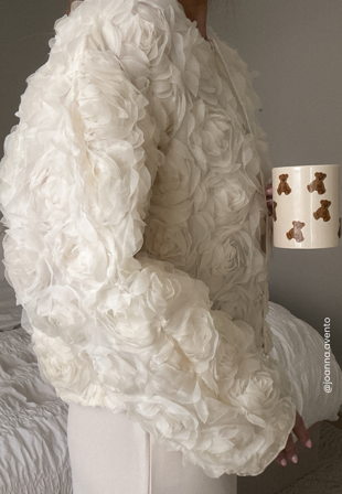 Bubbleroom Occasion-Floral Short Jacket-XL