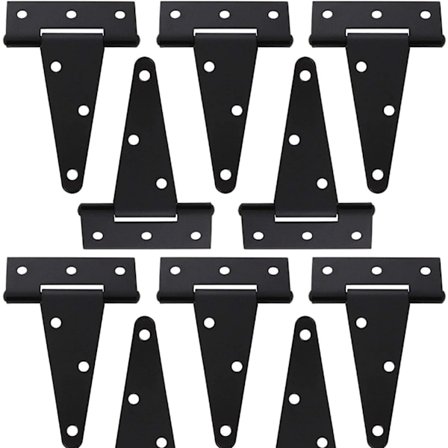 10 kpl 4 tuuman T-hihnallinen riippuvarsi varastoon, raskas, ovi, aitaportit