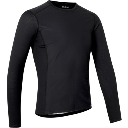 GripGrab Windbreaking Long Sleeve Base Layer Unisex base layer tops Black XS