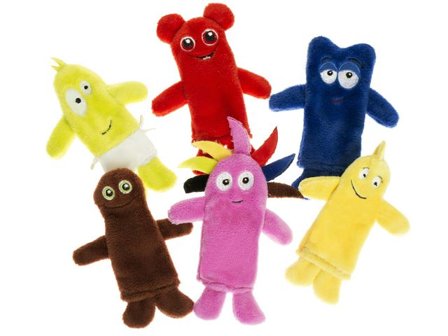 Babblarna Fingerdockor 6/fp - Lyreco - Skola och förskola - Lekmaterial - Handdockor