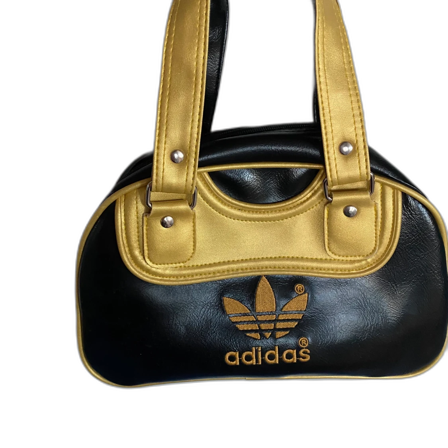 Adidasväska guldig och svart
