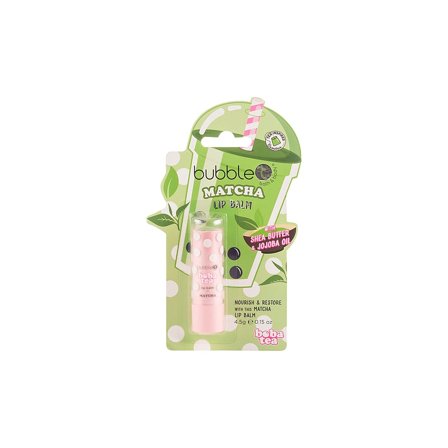BubbleT Lip Balm Matcha, Skincare, Ansigtspleje, Læbepleje