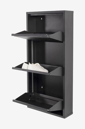 Spinder Design - Skoskab Billy 3 - Sort - Skoskabe - Fra Homeroom