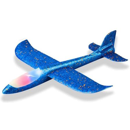 Gliders Kastflygplan LED - Blå - Leksaker - Bilar & Fordon - Flygplan