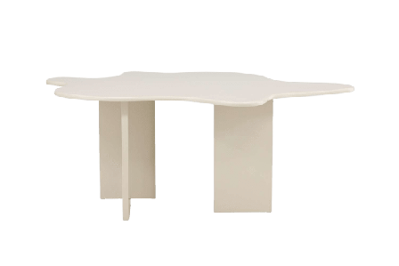 Venture Home Flower Ovalt Matbord Bord Unisex Beige ONESIZE