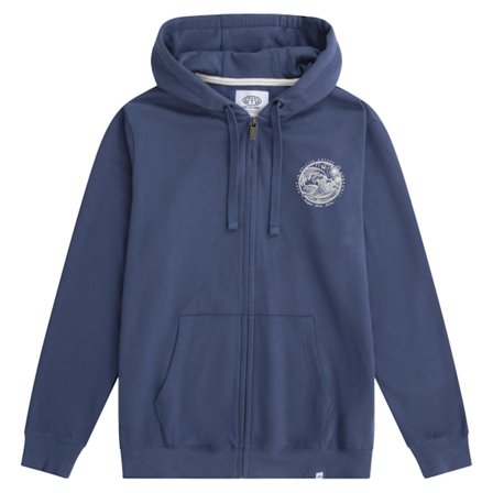 Animal Dam/Dam Maya Cornwall Hoodie med Dragkedja 6 UK Blå