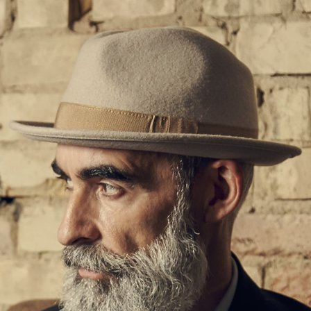 Tomasso Beige Moda Trilby for menn - Trilbyhatter