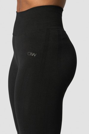 Rush Seamless Tights Wmn Black