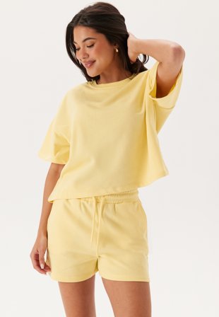 Pieces Pcchilli Summer HW Shorts Pale Banana Klær