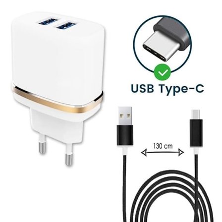 Laturi - Samsung - Galaxy Z Flip 5G - 2 USB-porttia - Pikalataus - Musta