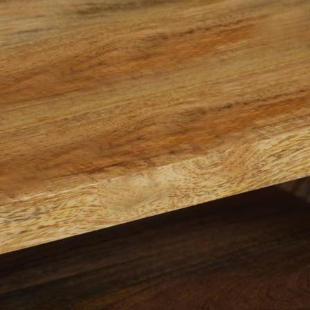 Vidaxl Soffbord Massivt Mangoträ 104x50x45 Cm Brun