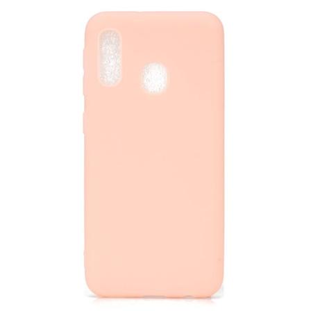 Slittåligt Mattbehandlat Silikonskal - Samsung Galaxy A20e Ljusrosa