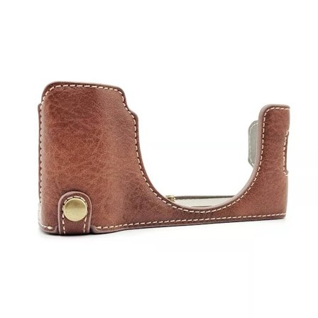Fujifilm X100V half-body PU læder cover - Brun