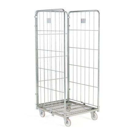 Rullcontainer, 3 väggar, 720x800x1800 mm