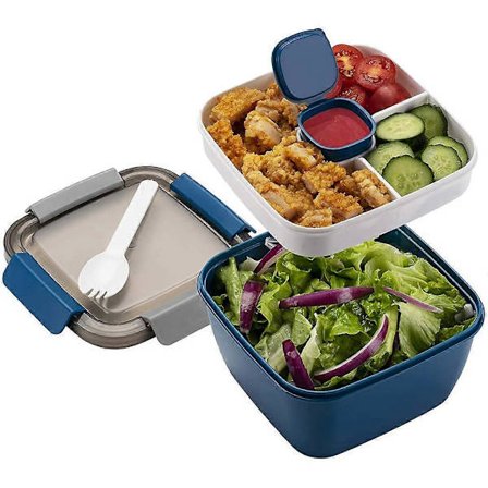 Bento matboks med rom og bestikk matboks 1500ML matboks