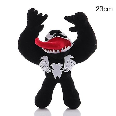 1 st 23 cm Avengers Venom Spider-Man Plyschleksaker Mjuka Stoppade Djur Cartoonfigurer Dockor