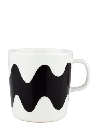 Lokki Mug 4 Dl Black Marimekko Home