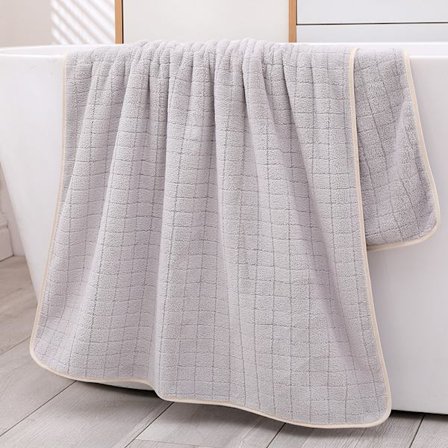 Korallfleece ananas gitter snabbabsorberande badhandduk