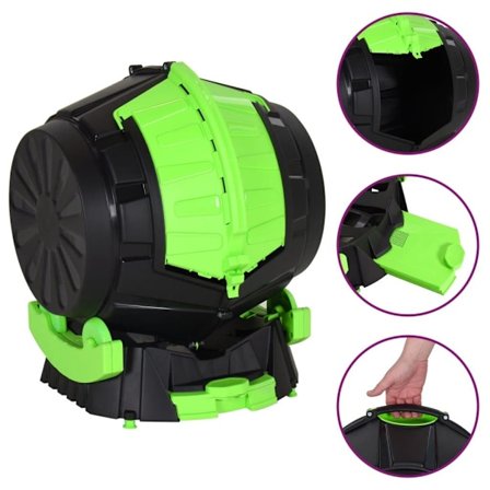 vidaXL Roterbar kompost 49,5x44,5x57 cm 50 L