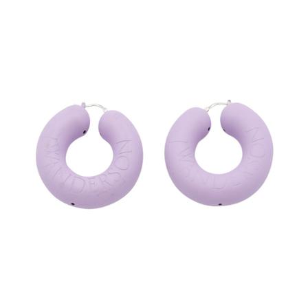 JW Anderson Earrings Lilla, Dame Øreringe, Størrelse: ONE Size