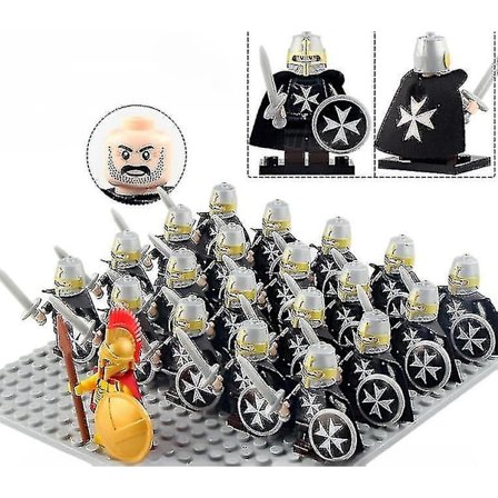 Militær Figur Byggeklodser Antik Romersk Kriger Serie Spartan Kriger Mursten Legetøj Puslespil Legetøj