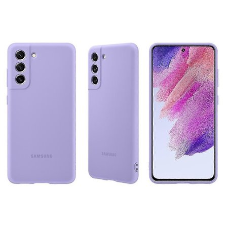 Original Skal för Samsung Galaxy S21FE S21 FE Högkvalitativt Mjukt Silikonskal Samsung Galaxy S21 fe Skyddsskal & Box(h})