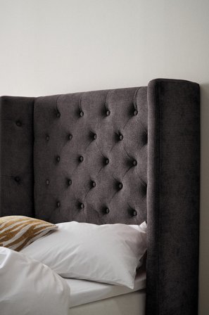 Jotex - Lyx Sengegavl 90 Cm Mørk grå - SKENE - Kjøp Sengegavler hos Jotex