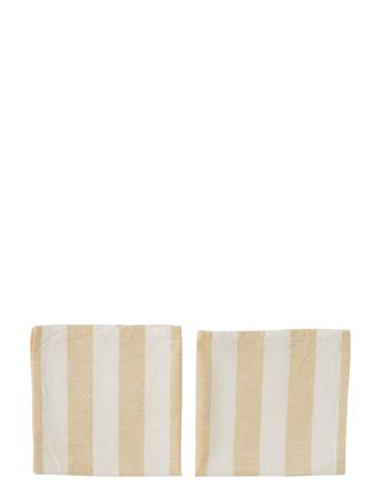 Striped Napkin - Pack Of 2 Home Textiles Kitchen Textiles Napkins Cloth Napkins Multi/mønstret OYOY Living Design