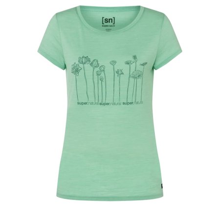 Super.natural Women's Lotus Tee Women short-sleeved sweaters Green XS