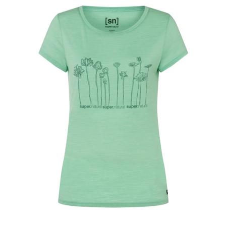 Super.natural Women's Lotus Tee Women short-sleeved sweaters Green S
