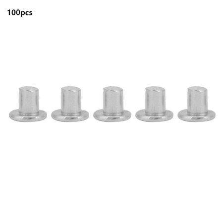 Aluminiumsnitter med fladt hoved - 100 stk. (M2,5*3/4/5 mm)