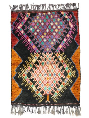 Ruční Vázání Berber Moroccan - Mid Atlas 96X135 Vlněný Koberec Malý