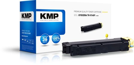 KMP K-T75 Y Toner yellow compatible w. Kyocera TK-5140 Y