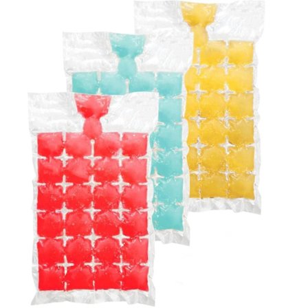 100 stk Isbitposer med enkel løslatelse, kjølepose