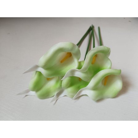 10 kpl Elegantti Elävä Tekosilkkikukka Calla Lily -kimppuja