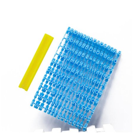 Alfabetiske Tal Symboler Keramisk Kunst Ler Embosser Form Impress Stempel Tryk Stempler Print Navn Keramikværktøjer Bogstav DIY Værktøjer -hg