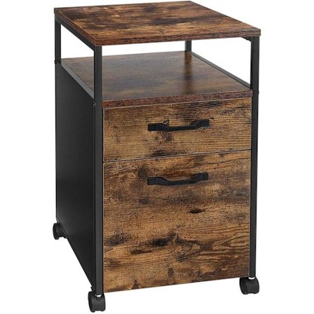 Rootz Ladeblok Industrial - Skuffeblokke - Rullebeholder med lås - 2 skuffer - 41 x 45 x 66 cm