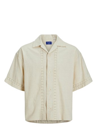 Jormarrakech Detail Shirt Ss Cream Jack & J S