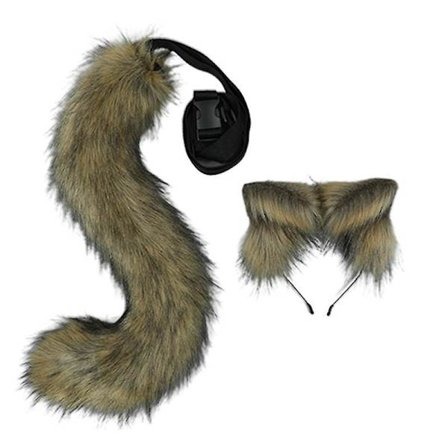 Anime Animal Headband And Tail Costume Anime Party Cat Cosplay Costume